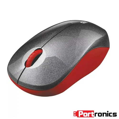 Portronics-Toad-12-POR-1245-Grey-Red-Bluetooth-Wir